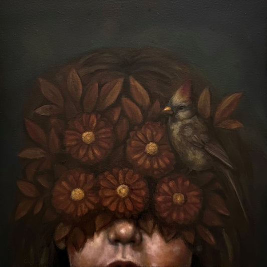 Amanda Immurs - There Is More Than Meets The Eye Oil On 16 x 16 Gallery Canvas