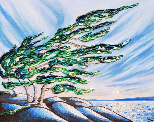 Ashley Toner - Breath of Fresh Air Oil and Acrylic on 16 x 20 Gallery Depth Canvas