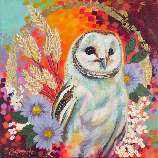 Barb Sotiropoulos - Elevate Acrylic on 16 x 16 Gallery Depth Canvas