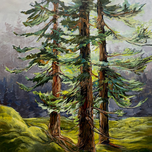 Jennifer Caie - Portrait Acrylic on 16 x 16 Gallery Wood Panel
