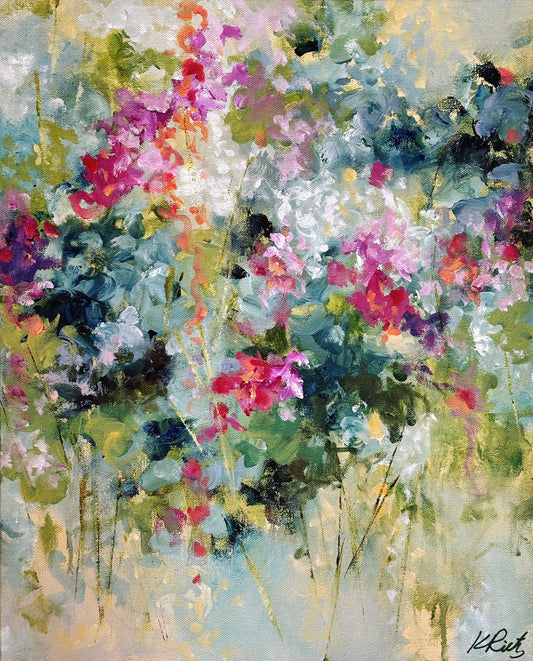 Kathleen Rietz - The Meadows Melody Acrylic on 16 x 20 Gallery Depth Canvas