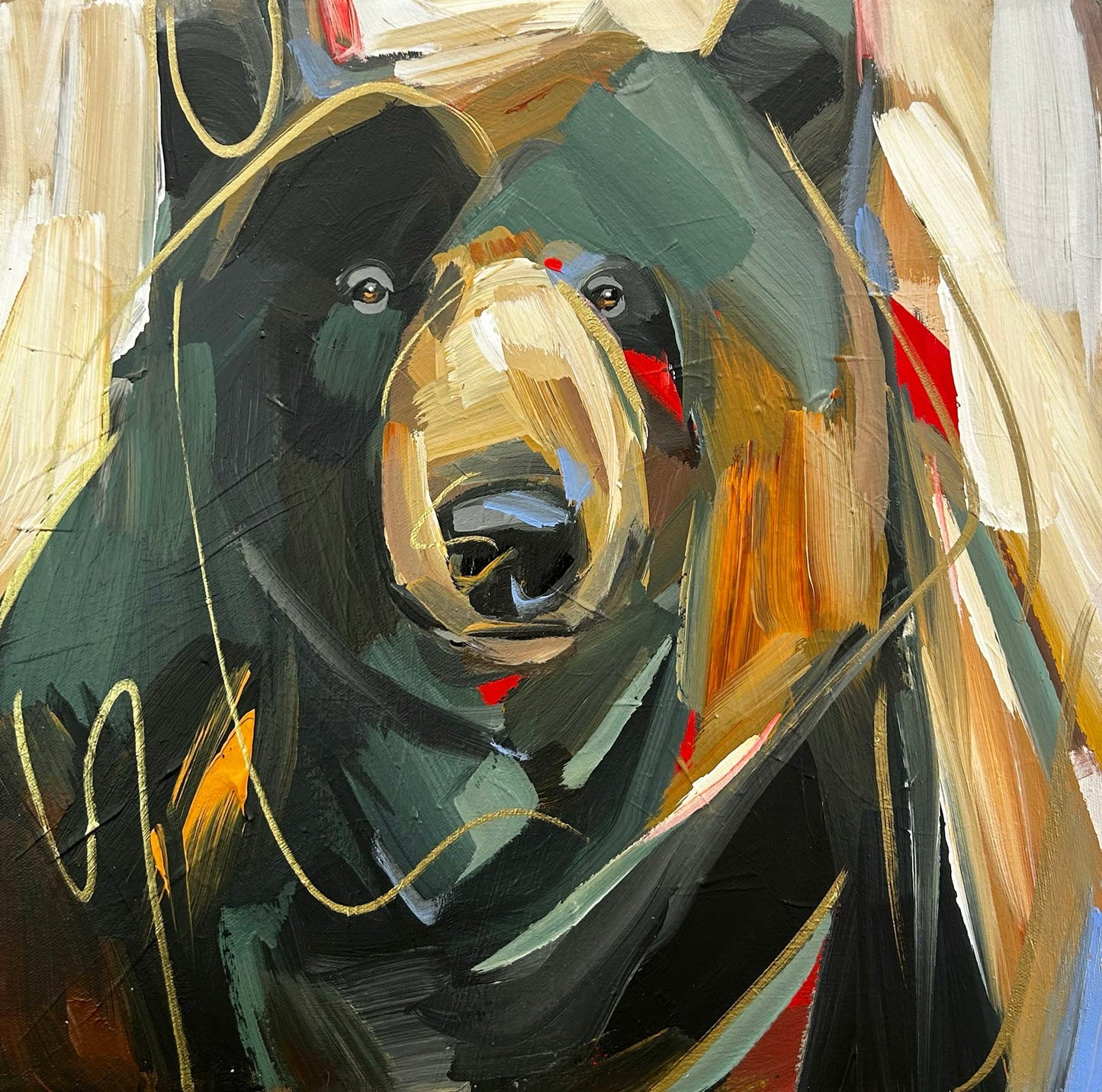 Laura Stevens - Aperitif Acrylic on 16 x 16 Gallery Canvas