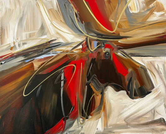 Laura Stevens - Choke Cherry Acrylic on 16 x 20 Gallery Canvas