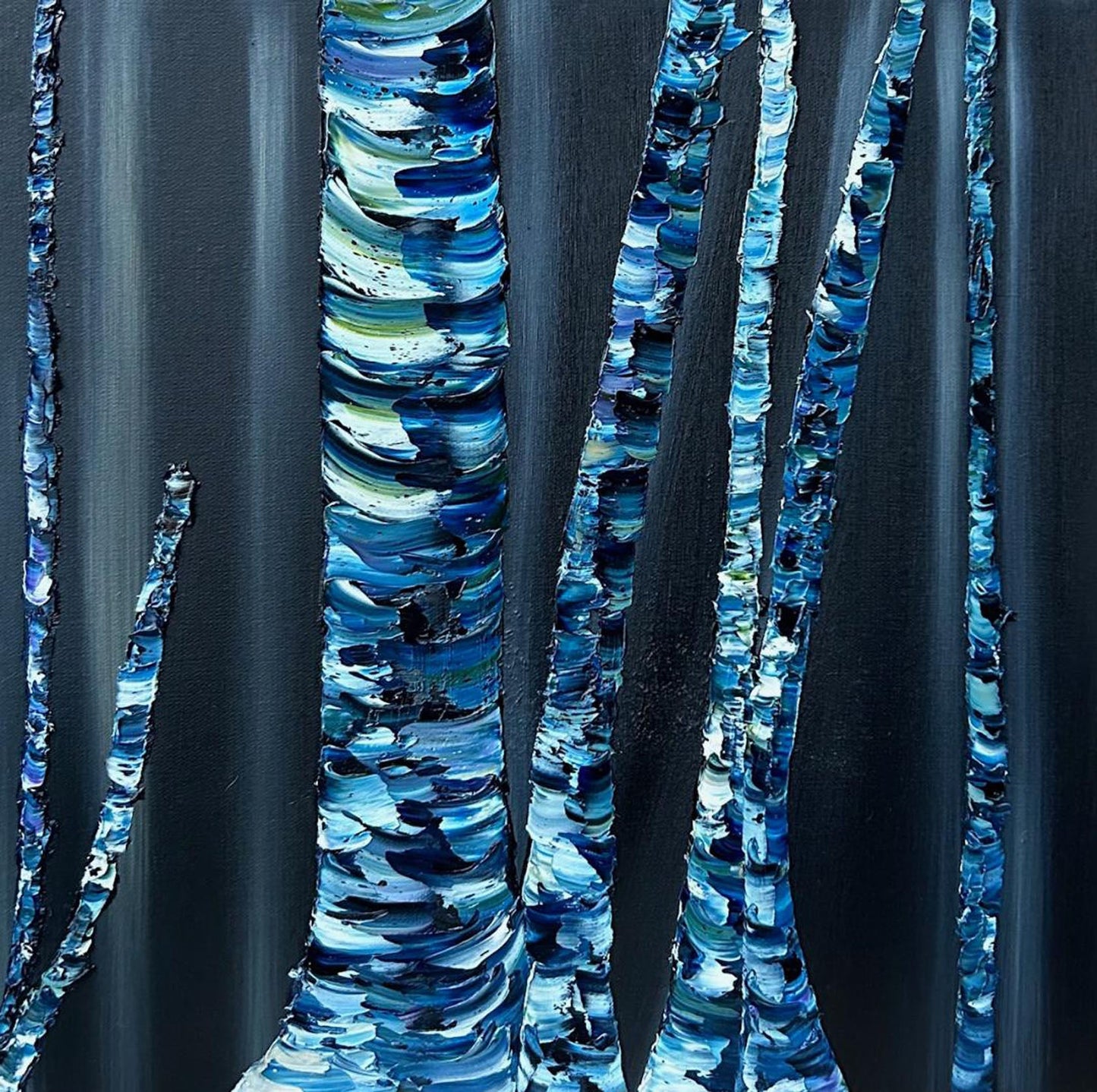 Mary Perkins - Sepulchre Oil on 16 x 16 Gallery Depth Canvas
