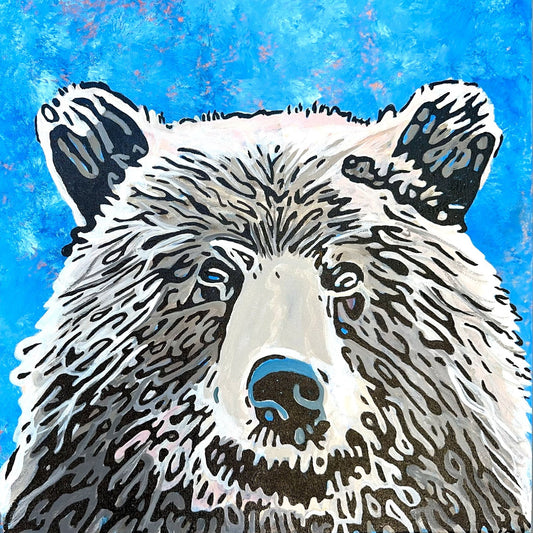 ARTrophy by Neil and Tracy - Ernesto Acrylic on 16 x 16 Gallery Depth Canvas