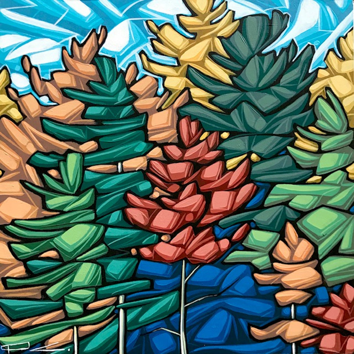 Paul Jacob Chapman — Tree Top Colour