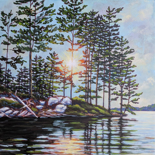 Rosalyn Insley - Hide And Seek Acrylic on Gallery Depth Canvas
