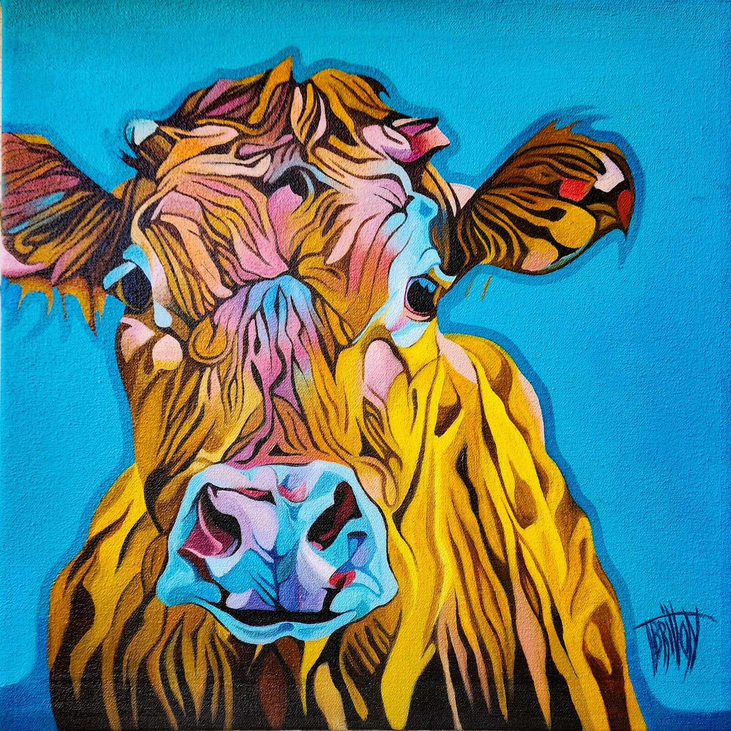 Tracey Britton - Bella Oils on 16 x 16 Gallery Depth Canvas