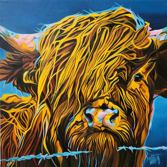 Tracey Britton - Dougal Oils on 16 x 16 Gallery Depth Canvas