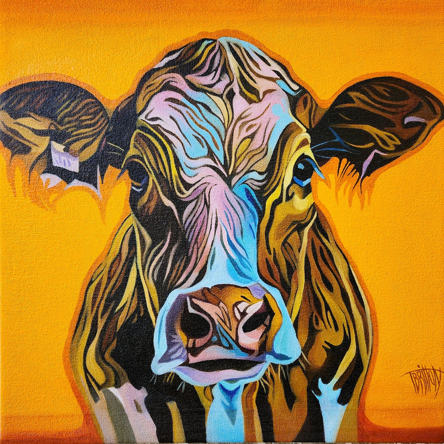 Tracey Britton - Gideon Oils on 16 x 16 Gallery Depth Canvas